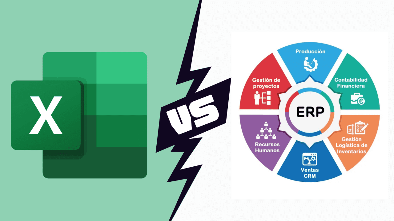 ERP vs. Excel: ¿Por qué las empresas están cambiando en 2025? 1 ERP vs. Excel: ¿Por qué las empresas están cambiando en 2025?