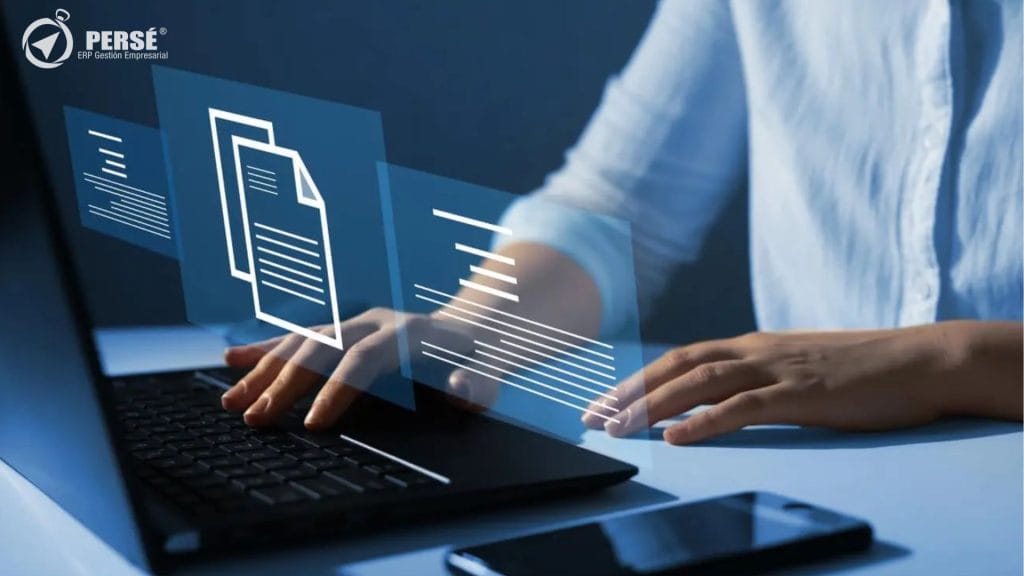 Presentacion de Negocios de Perfil de Empresa Tecnologico Abstracto Azul Marino Blanco 1